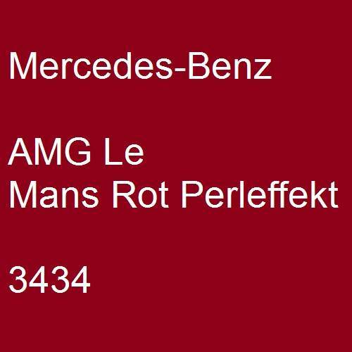 Mercedes-Benz, AMG Le Mans Rot Perleffekt, 3434.